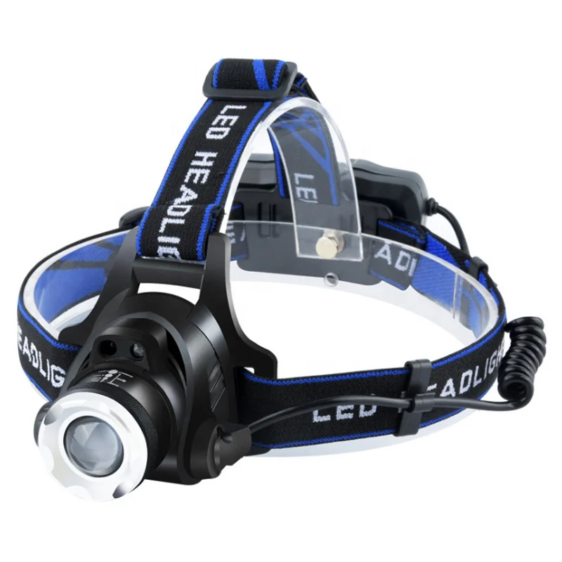 Camping Waterproof Ultra Bright Rechargeable Headlamp Multifunction Led lighting Torch Cheap Moving Head Light