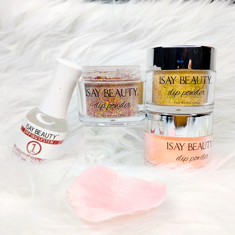 Nail Salon Professional No Lamp Cure Dip Powder Nails Long Lasting Acrylic Powder For Dipping