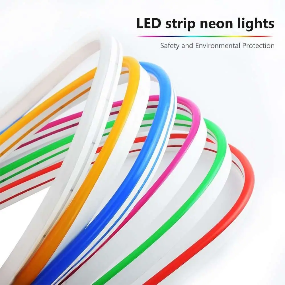 Silicone gel Tape Flexible Rope Lights Decoration Light IP65 Waterproof smd 2835 Strip Custom Led Neon Flex Led Neon Sign Lights