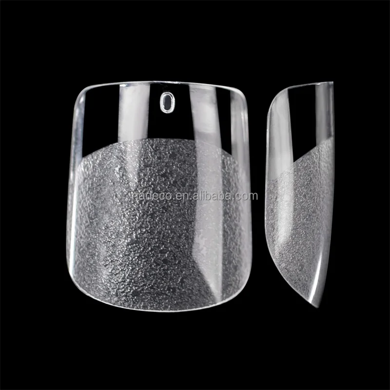 High Quality Nail Supplies Extra Short Square French Gel Press On False Nail Tips Wholesale Price