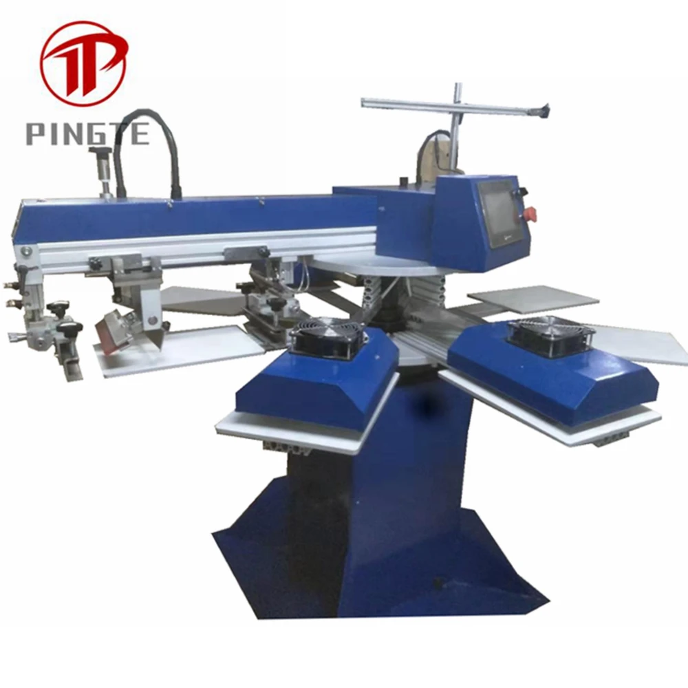 automatic silk flat screen printing machine for t shirt