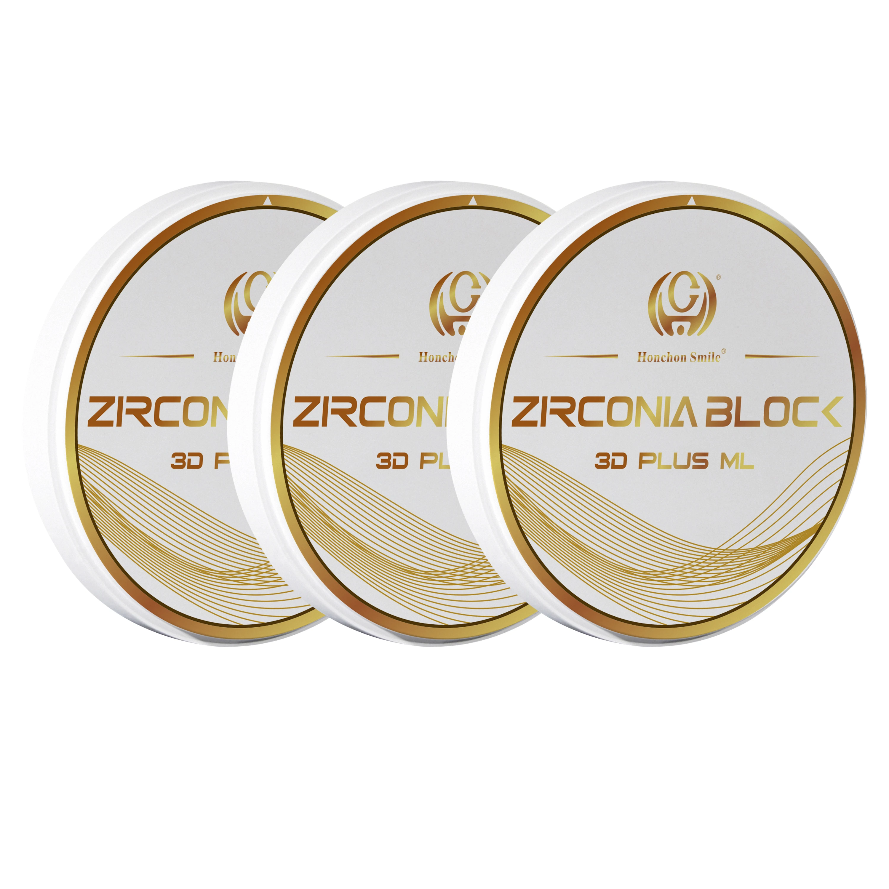 China Factory False Teeth Consumables Ceramic Blanks Zirconia Block Disc 3D Plus Multilayer Zirconia Dental Blank