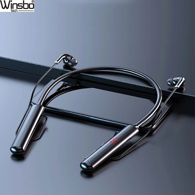 
 Good Selling Superior Quality with 60-100H Playtime BT headset  Wireless Earbuds Sport Neckband Headphones  