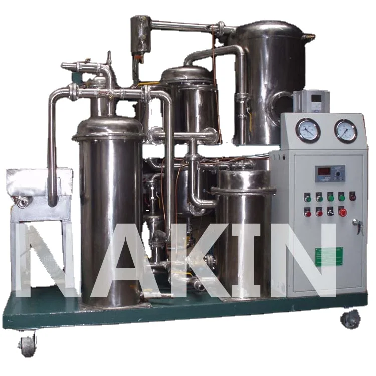 6000 L/H TPF-100  Food-Grade Stainless Steel 316 Vegetable Oil Recycling Used Cooking Oil Purifier Machine