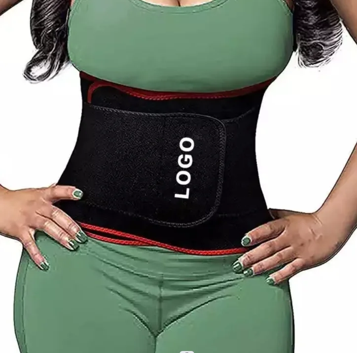 Wholesale 2 Layers Neoprene Strong Compression Tummy Slimming Waist Trainer Trimmer Belt Band