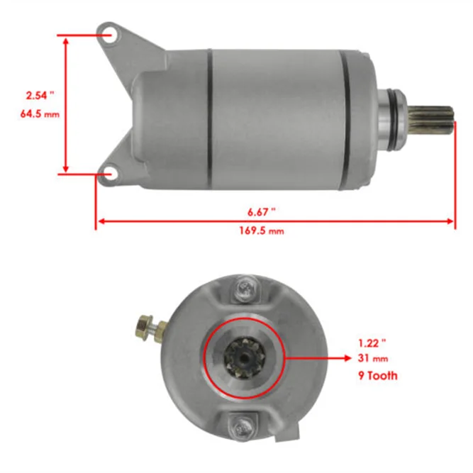 Motorcycle Parts Starter Motor For YAMAHA VIRAGO 535 XVS650 1998-2016 3JB-81890-00 Motorcycle Parts & Accessories