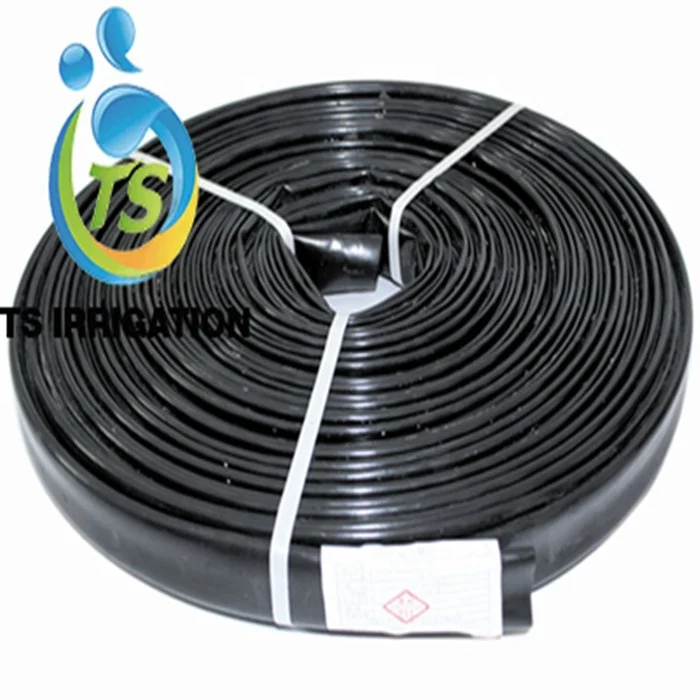 large diameter 63mm double layer agriculture greenhouse hdpe layflat irrigation drip main line pipe