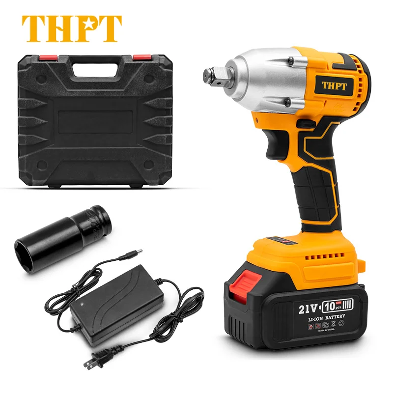 THPT 500N.m OEM 21V 2600rpm Electric Multifunctional Tool Wrench Set Impact Wrench Kit