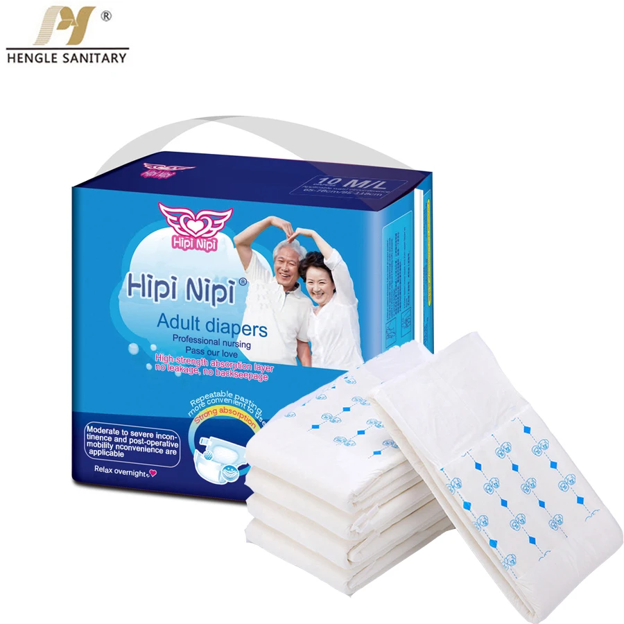 Wholesale japan SAP adult diaper disposable hospital adult care diapers patients waterproof membrane adult diapers customized
