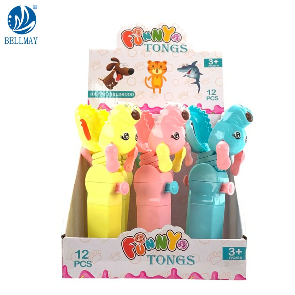 BM Toys Candy Toy Display Box Bottle Unisex Ring Cap Empty Plastic Bottle for Bubble Gum Candy Hand Bat Plastic Cheering Candy