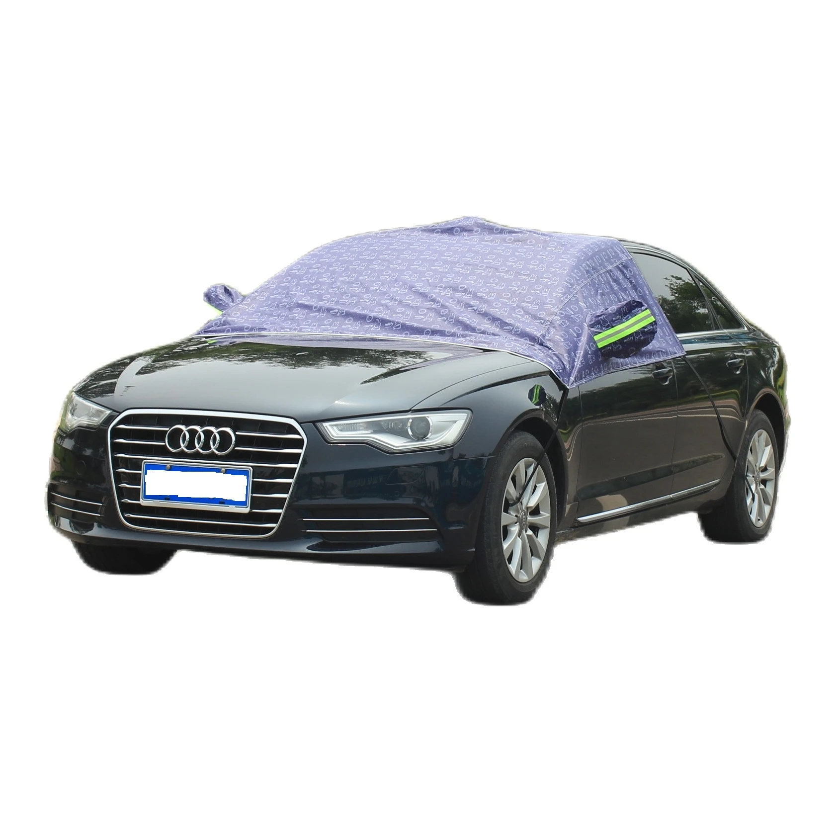 Outdoor Half Car Cover Printing Waterproof Car Cover Outdoor UV Protection Car Covers