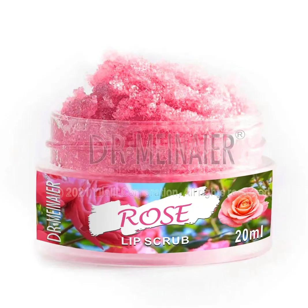 Private label  Vegan LIP Scrub  OEM Private Label Organic Vegan Exfoliating   Sugar Pink Lip Scrub