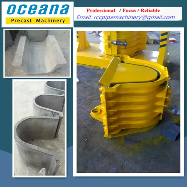 Бетонная u-образная формовочная машина для воды пресс-форма toyo u-образного дренажа