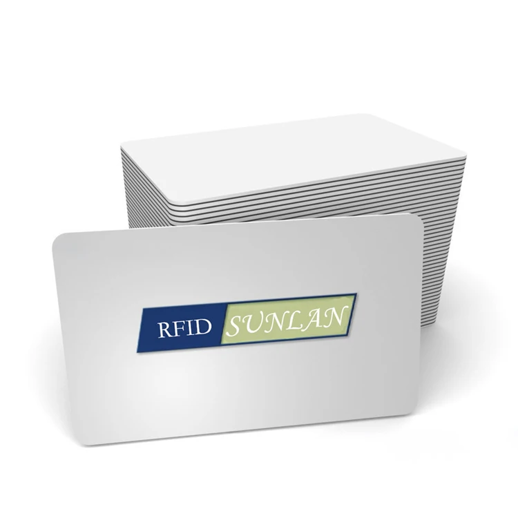 Preprint rfid 13 56 mhz MIFARE Classic 1K pvc белые чистые карты для принтера