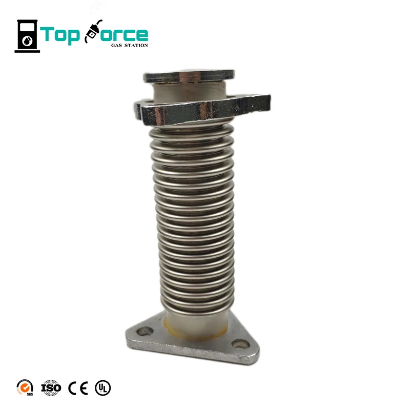 
Flexible pipe for fuel dispensers bellow pipe Steel Fuel Dispenser Corrugate Pipe 