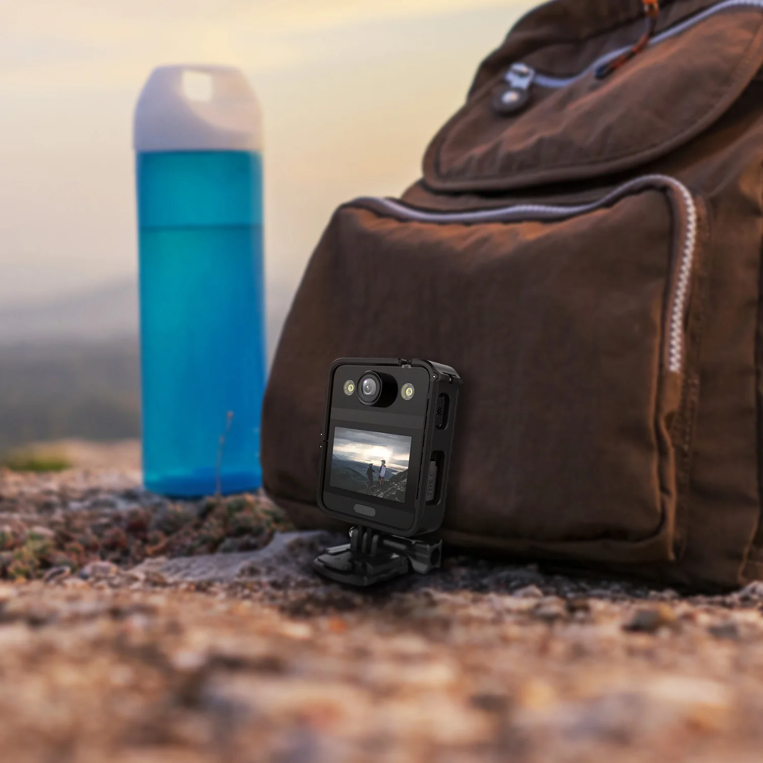 2023 SJCAM Wifi  2.33' Screen New 4K 16MP Body Worn Camera 128GB 2 LED Light 2650mAh Remote Control Law enforcement device