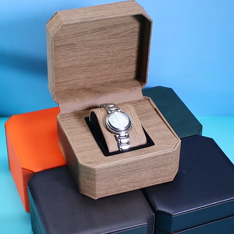 Luxury Customized Octagonal Watch Box High-Grade Shockproof Single Watch Storage Case