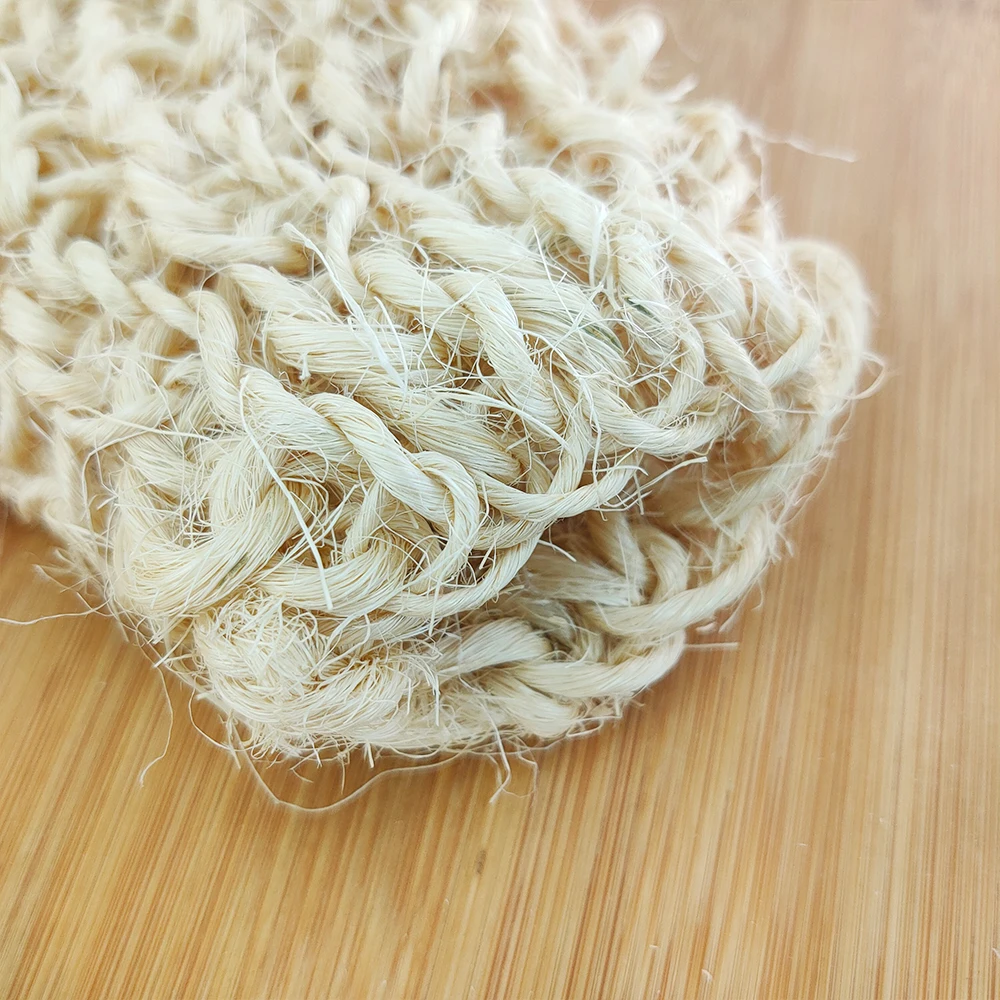 Exfoliating Sisal Fiber Loofah Mitt Mitten Sisal Bath