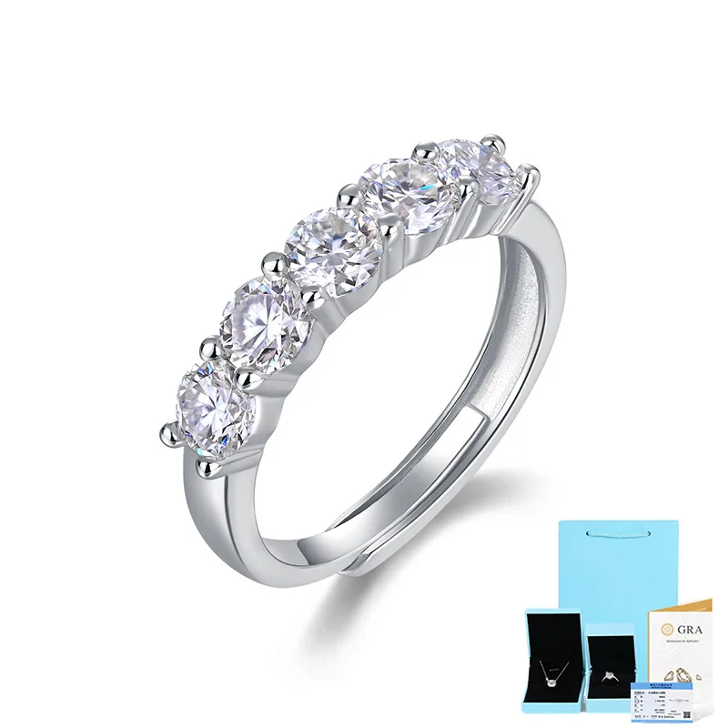 Cheap Dainty Price Bulk Jewelry Gemstone Gift Gold Plated 925 Sterling Silver Wedding Rings Finger Moissanite Ring For Girls