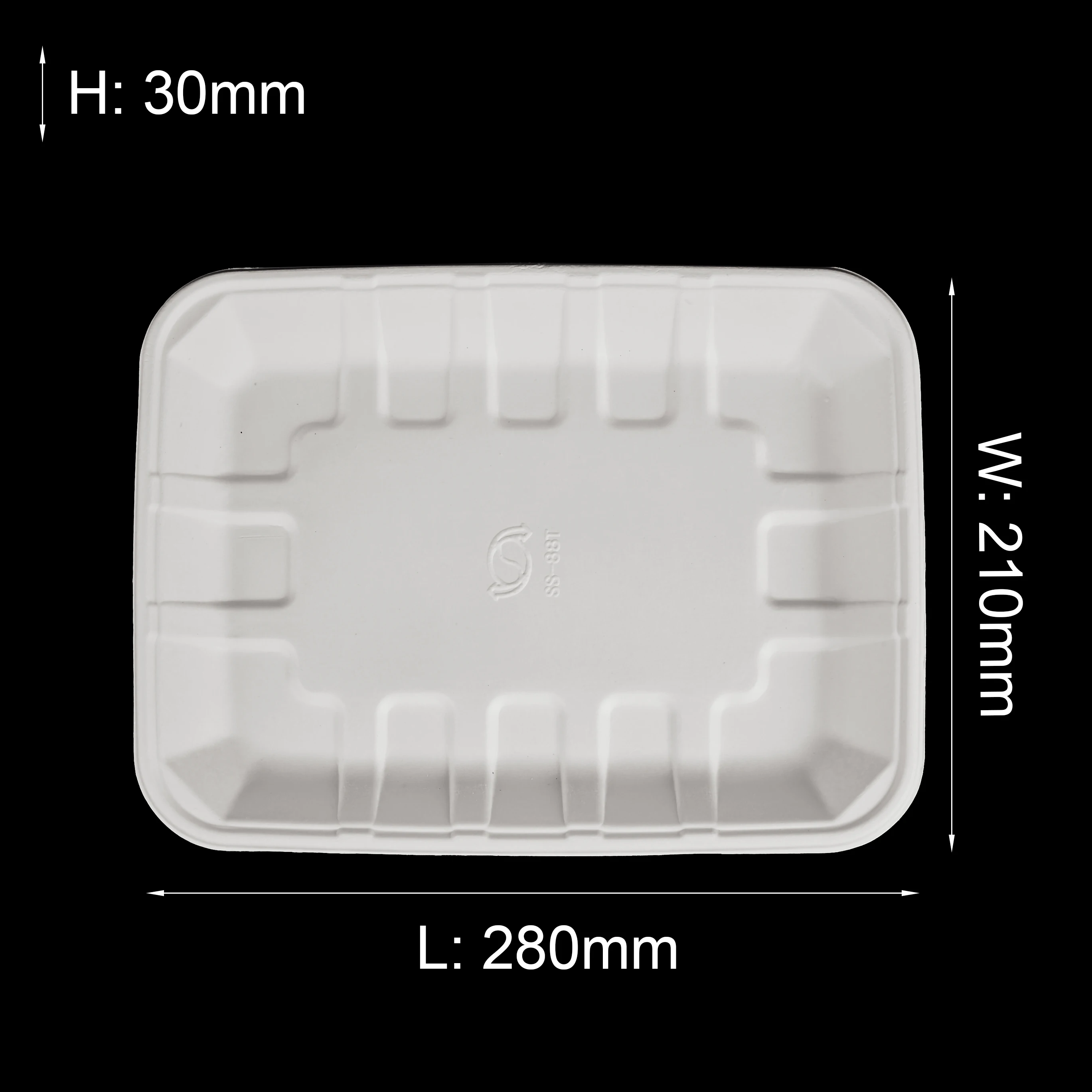 
Fast Food Packaging Fruit And Vegetable Trays Cardboard 