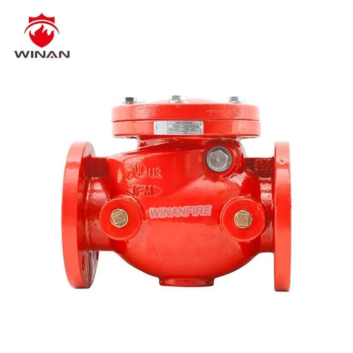 Certificated 6 Inch Swing Check Valve For Fire Fighting Products