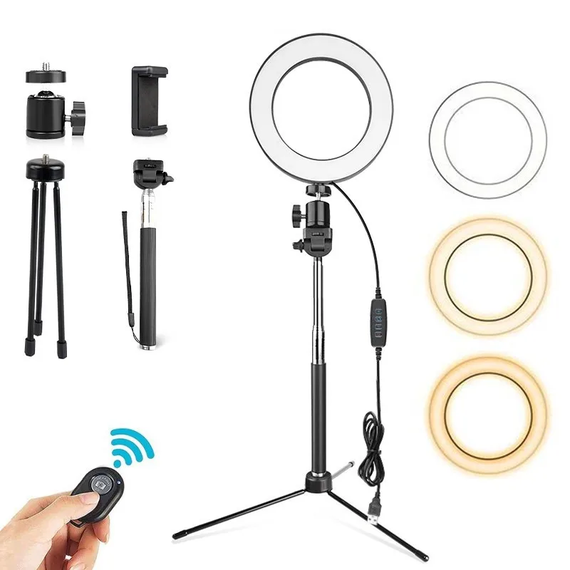  8 10 12 14 лет 18 дюймов стол фото кольцо света make up светящееся для rl-18 led ring light телефон мобильного