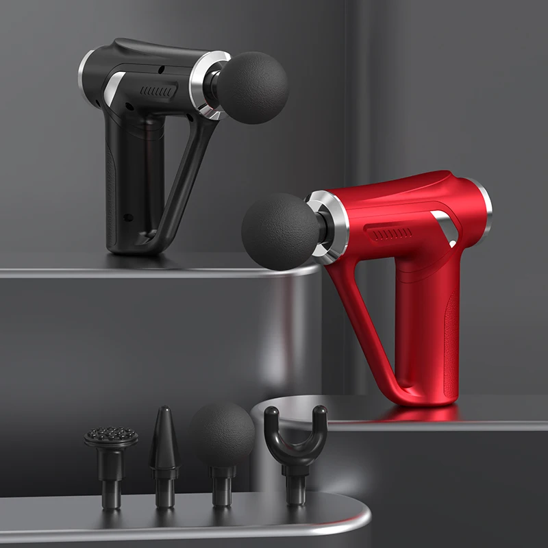 HB-008 Handheld 3200 Speed Deep Tissue Myofascial Massage Gun with Touch Screen for fascial Massagers