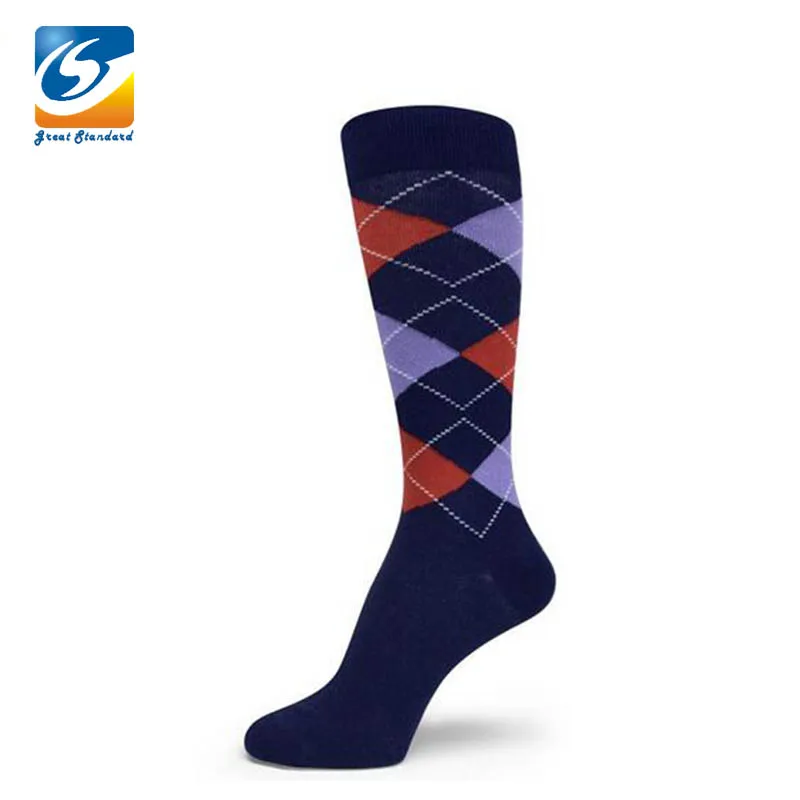 Chaussette Homme до середины икры хлопковые Непарные носки; Длина стопы