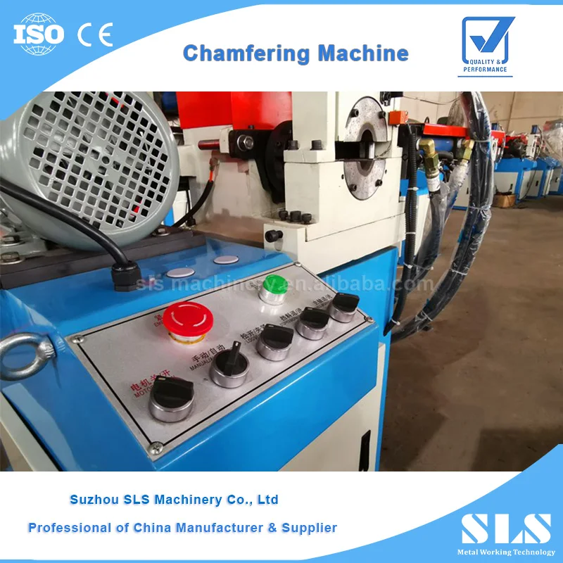 Metal Steel Tube Edge Deburring and Smoothing Chamfer Tool / Pneumatic Hydraulic Round Bar Rod Pipe End Chamfering Machine Price