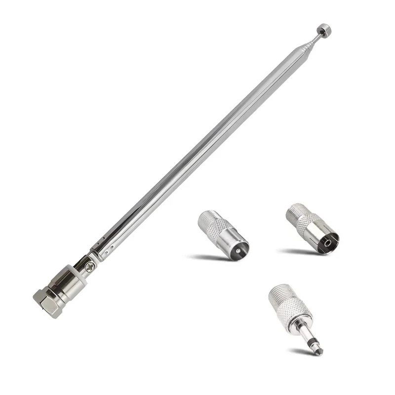High Quality Telescopic Radio Speaker Antenna Speaker Assembly Compatible with Indoor Portable Radios and Home Stereo Receivers