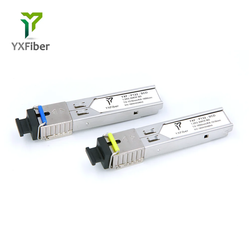 20 км SMF SC модуль 1 25 г ГБ/s tx1550nm bidi sfp wdm модули eSFP оптический