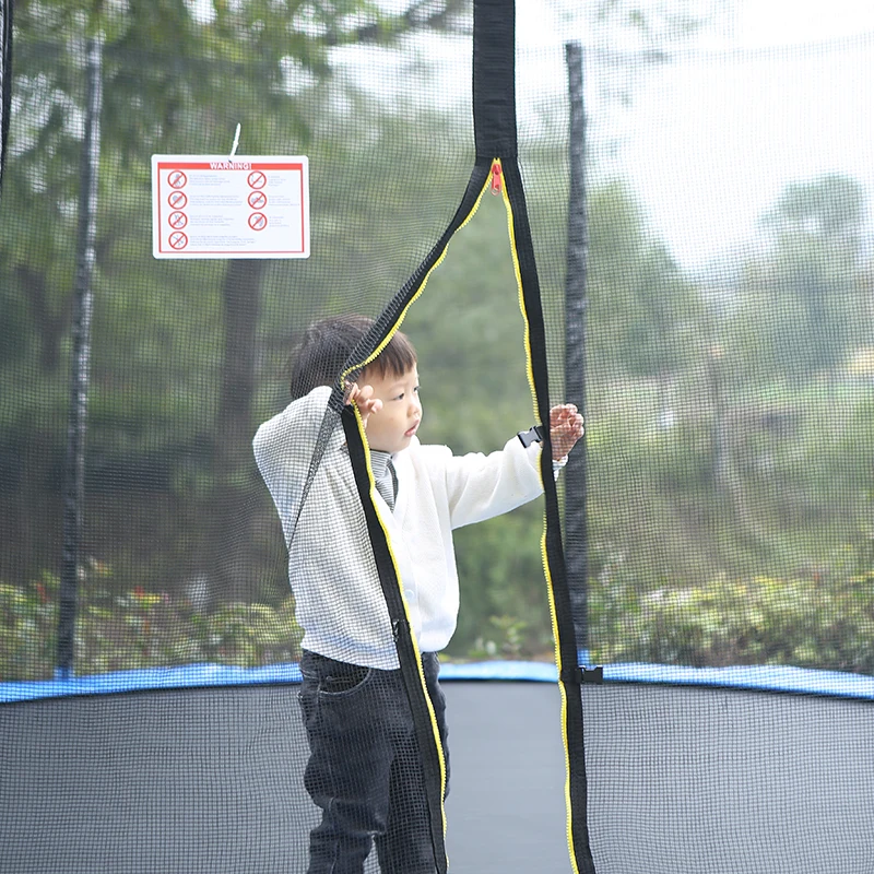 Tengtai cross-border hot selling PP jumping mat durable using outdoor round trampoline with outside net and ladder