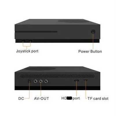 Новые X PRO 4K HD игровые консоли два контроллера 800 игр в