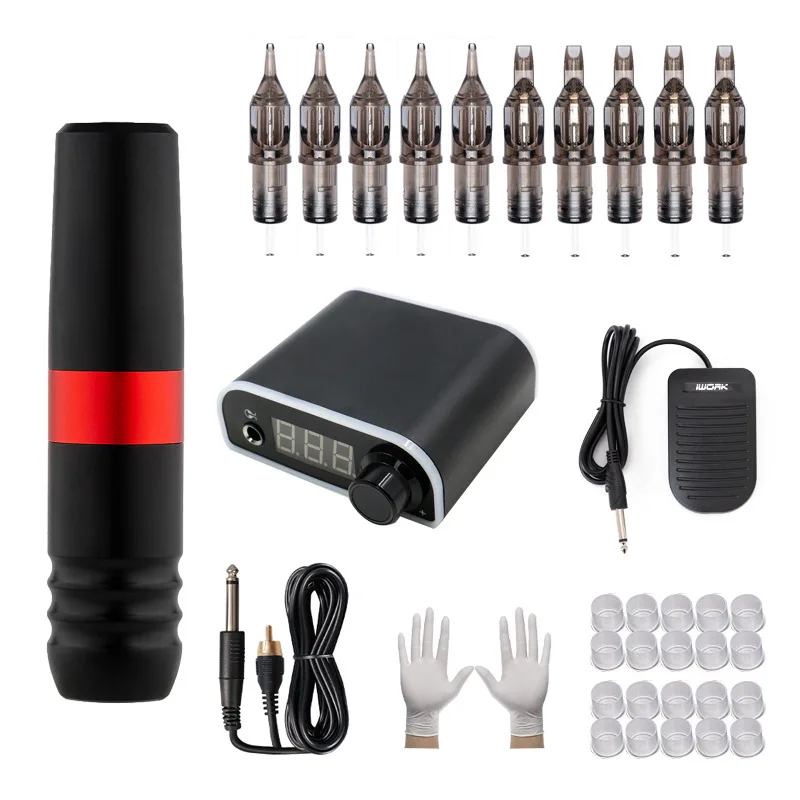 Wholesaler Digital Body Art Professional Machine Professional Smart Portable Design kit tattoo sets from China