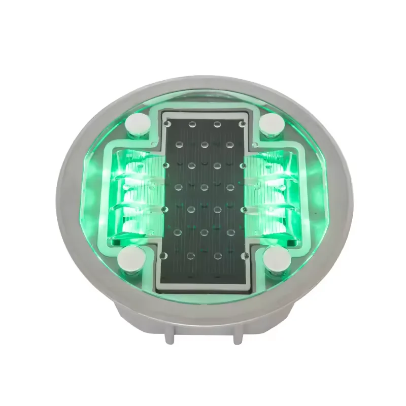 Waterproof Solar Road Studs Shell Low Profile Solar Road Stud Traffic Warning Safety Pathway Marker Light Solar Power Road Stud