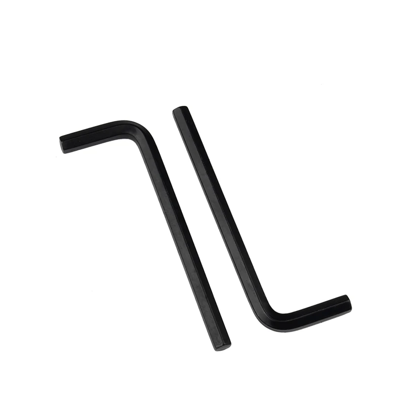 Wholesale M1.2 M1.6 M2 M2.5 M3 M4 M5 M6 Black Allen key spanner Hexagon socket spanners  L hex wrench