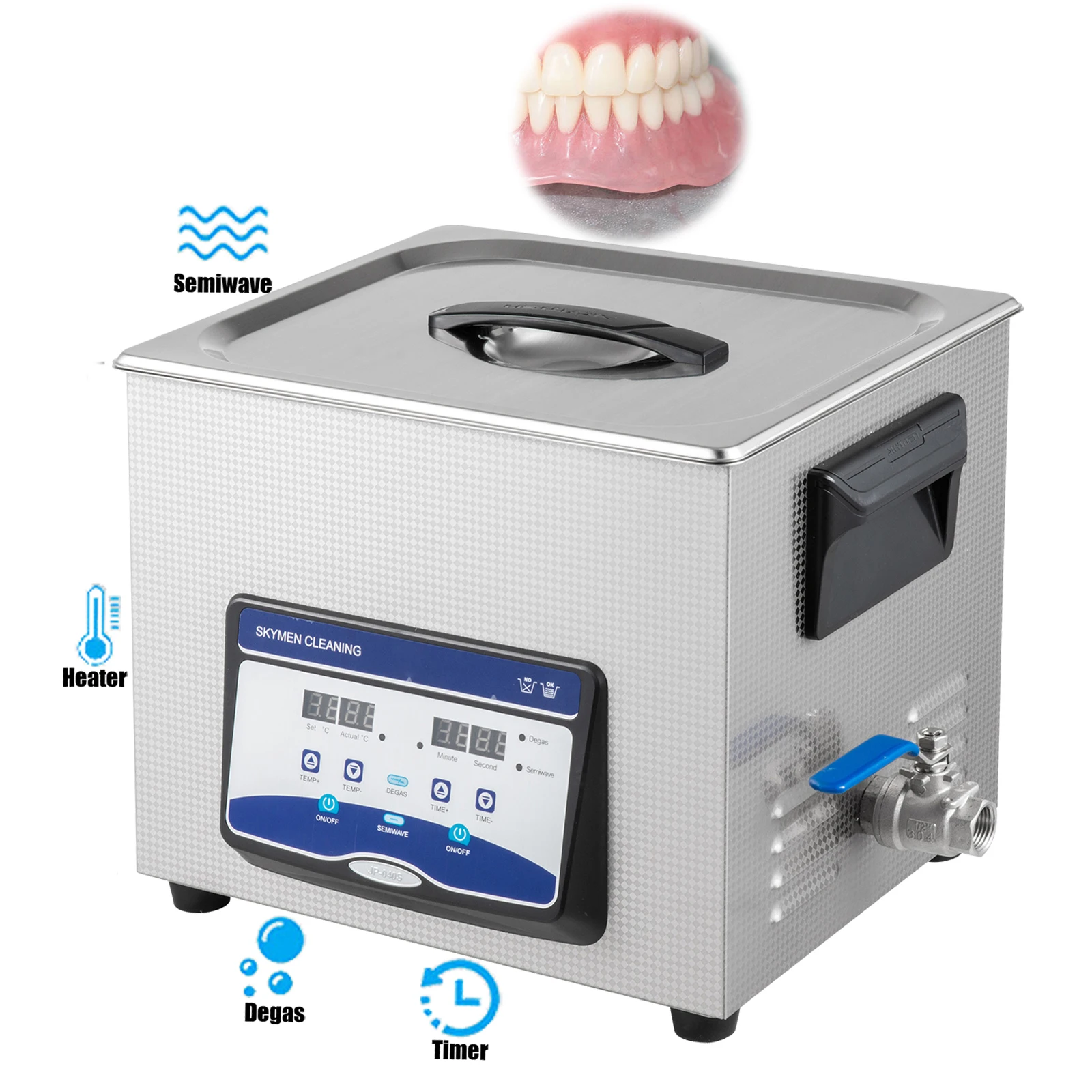 Ультразвуковой очиститель очков, 10 л, цифровой ультразвуковой очиститель, австралийская/Американская Вилка для магазинов часов