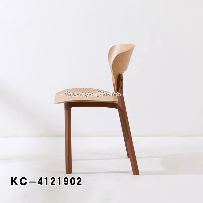 Restaurant Furniture Wooden Dining Chair for Events Modern Plastic Chair With Wood Legs
