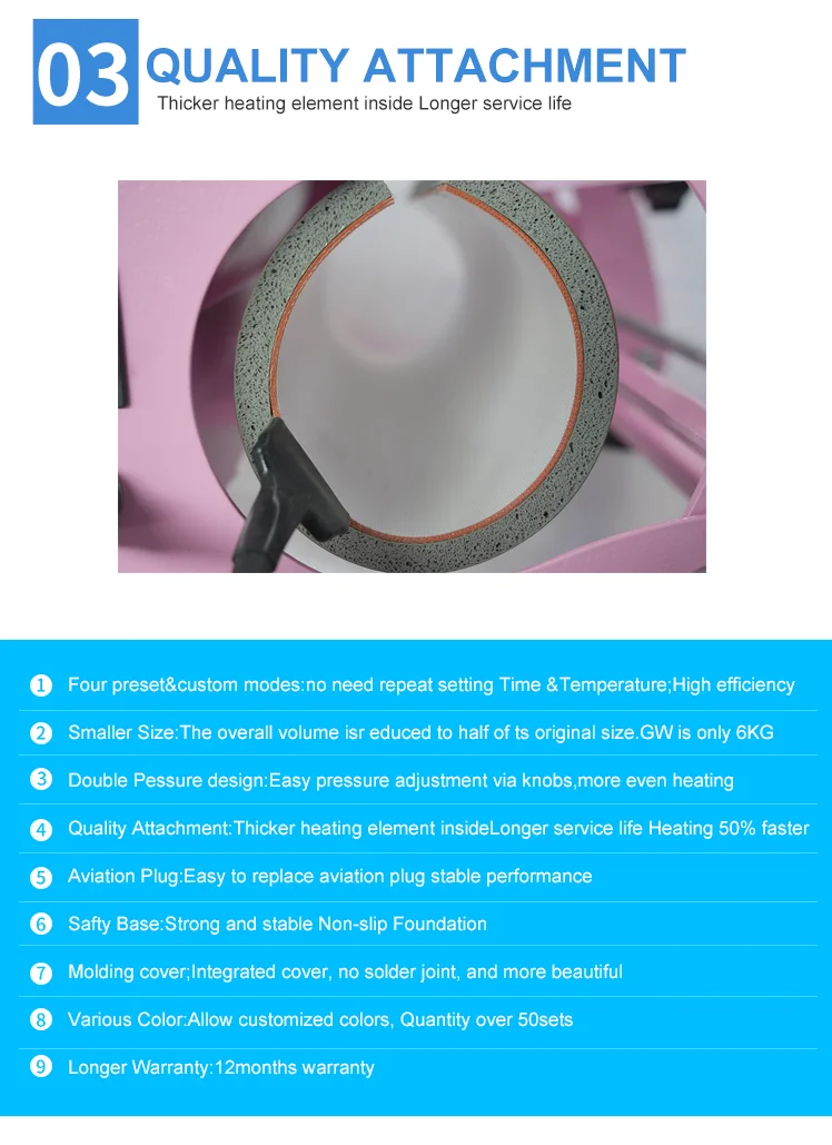 110V Mug TumblerHeat Press Machines for T-shirt Cup Mug Tumbler