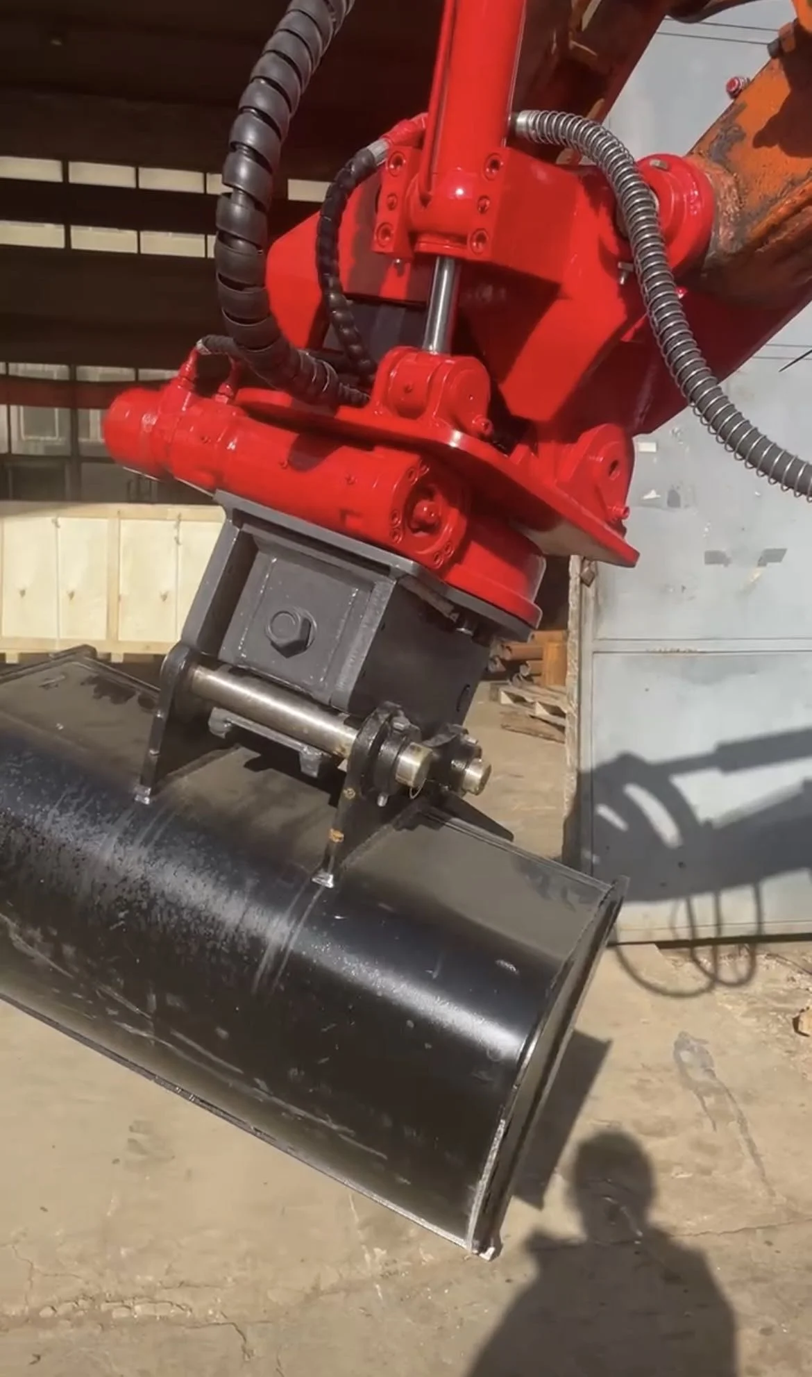 Weixiang Oem Hydraulic Quick Coupler Rotating Powertilt Excavator