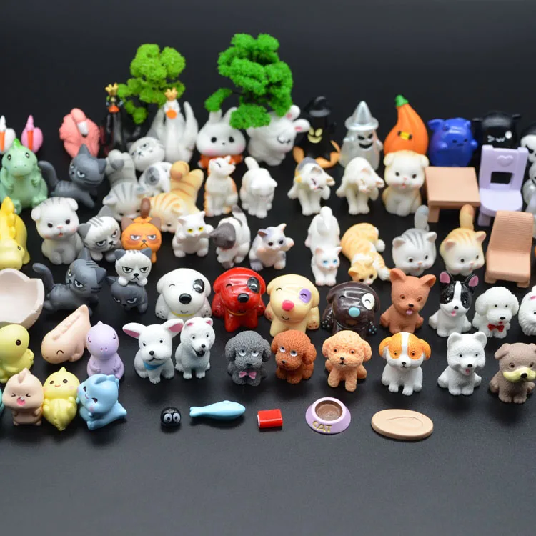 christmas fairy figurine miniature garden baby animals sculpture garden minitures figure