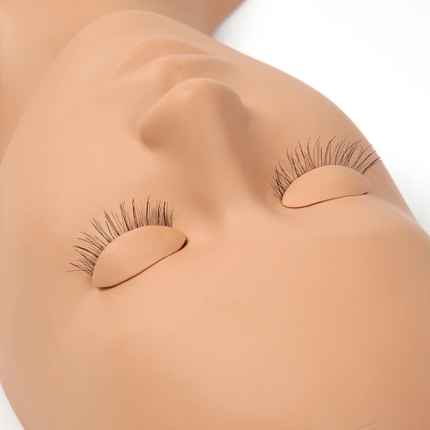 3 pairs/set Replacement Eyelid For Mannequin head, Interchangeable Eyelid With lashes