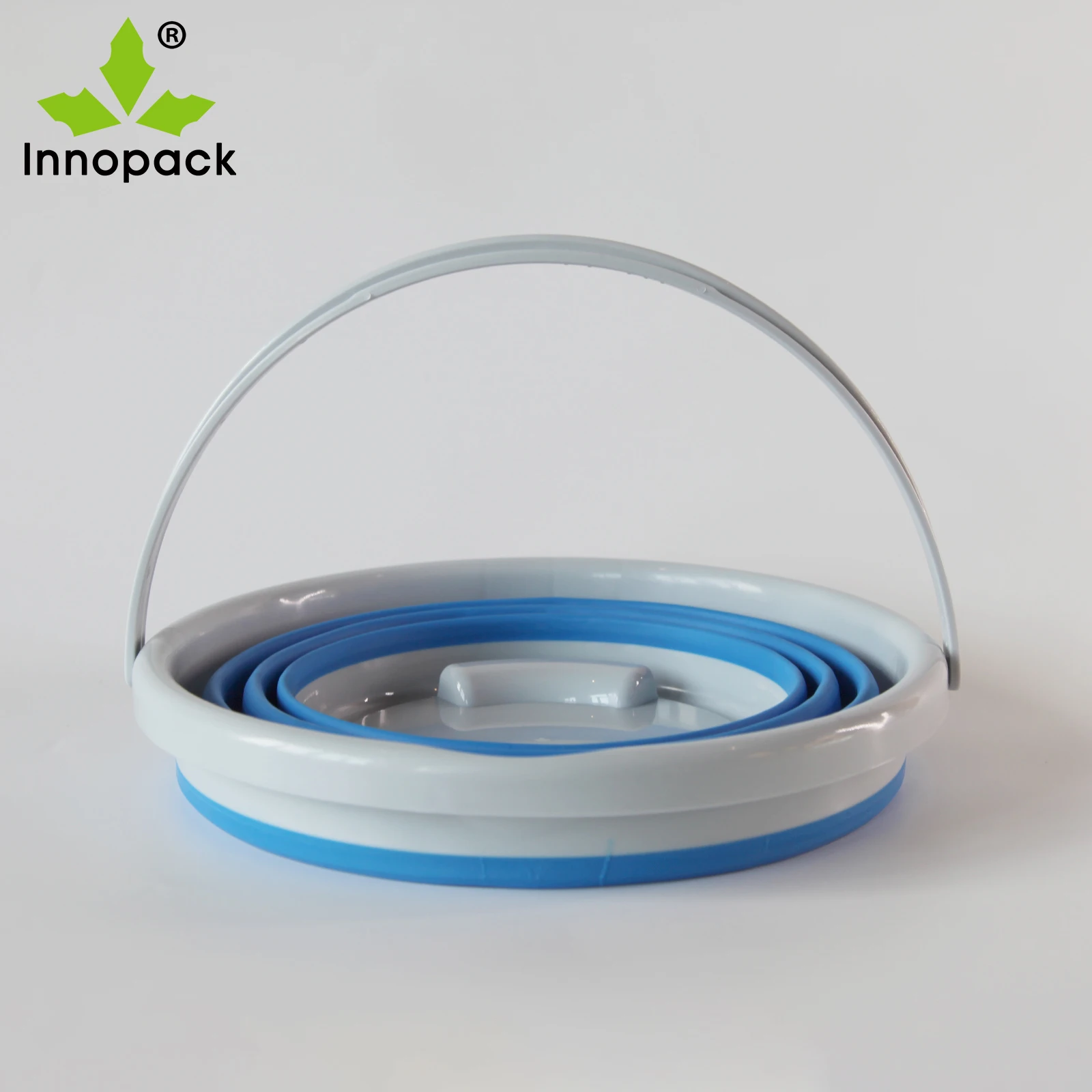 5 L10L Plastic Cleaning Mop Folding Wash Bucket Cleaning TPR Round Foldable Bucket