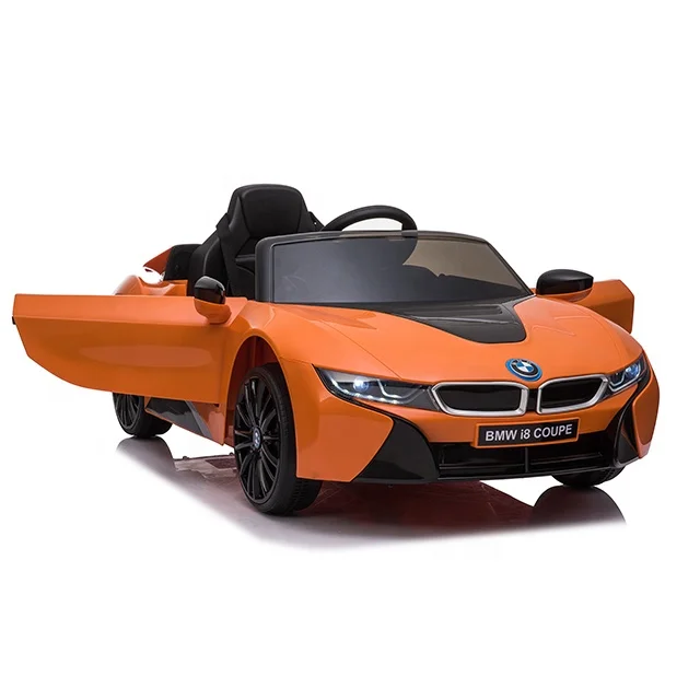 Лицензированный powerwheel BMW I8 ездить на автомобиле на батарейках 12v игрушечные машины для детей, чтобы ездить
