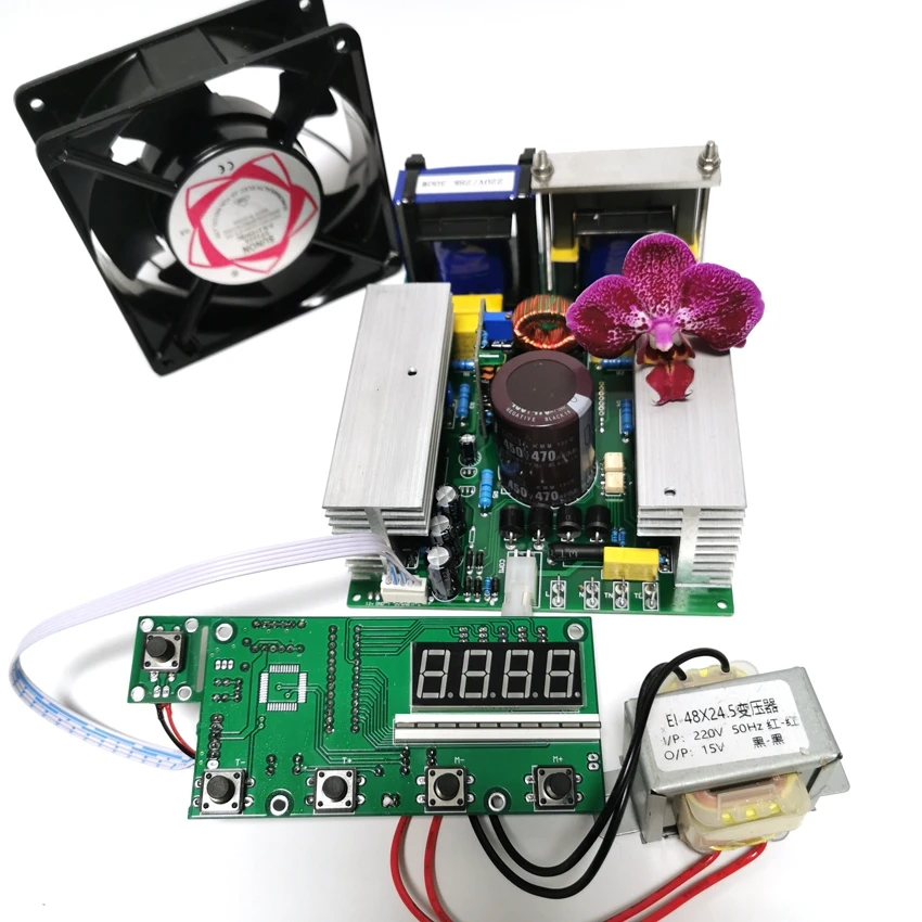 300w 40khz Piezoelectric Ultrasonic Cavitation Generator PCB Board