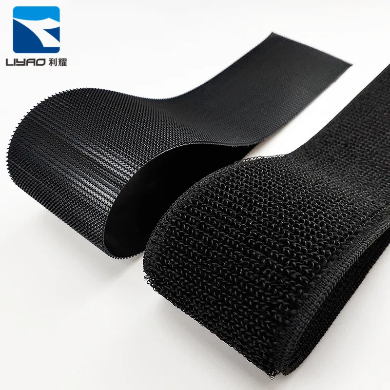 38mm Custom Nylon Elastic Hook Loop Fastener Reusable Sewing-On Magic Tape Velcroes with No Glue Adhesive Hook Loop Velcroes