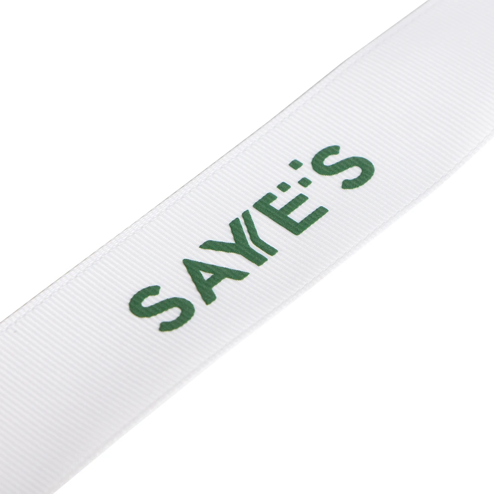 Single face grosgrain printed ribbon custom printed ribbon logo