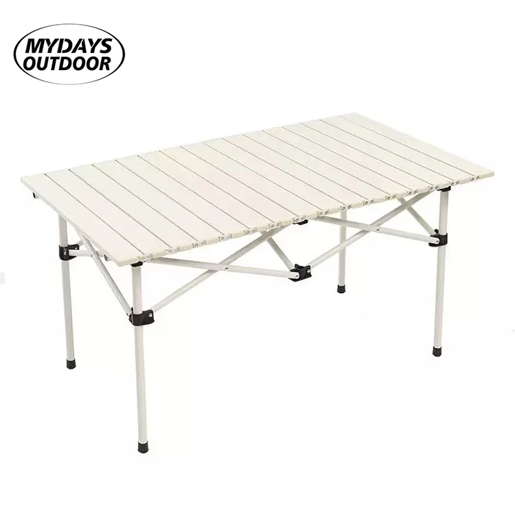 Mydays Outdoor Hot Sale Ultra Compact Aluminum Camping Folding Table with Storage Bag Package