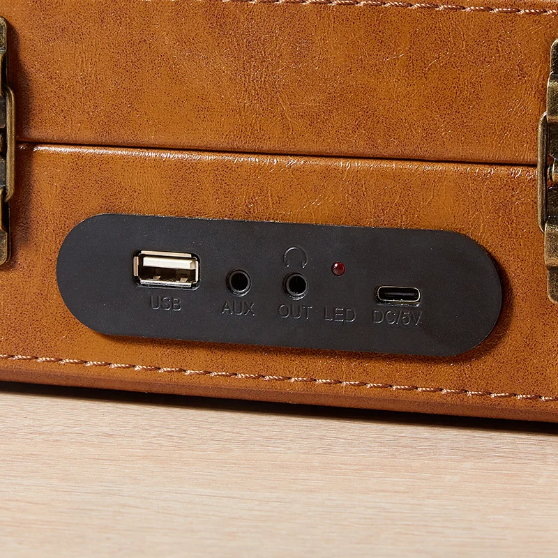 2022 Newest Portable CD Player Built-in Speaker Stereo with Double 3.5mm Headphones Jack Built-in Speakers Mini Cd Player