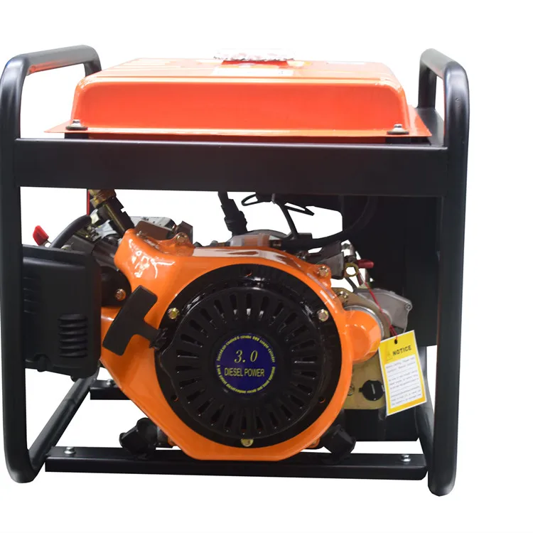 China 24V DC Small Power 2000W Portable Diesel Generator